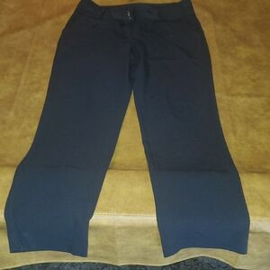 Larry Levine Classic Black Trousers - Womens